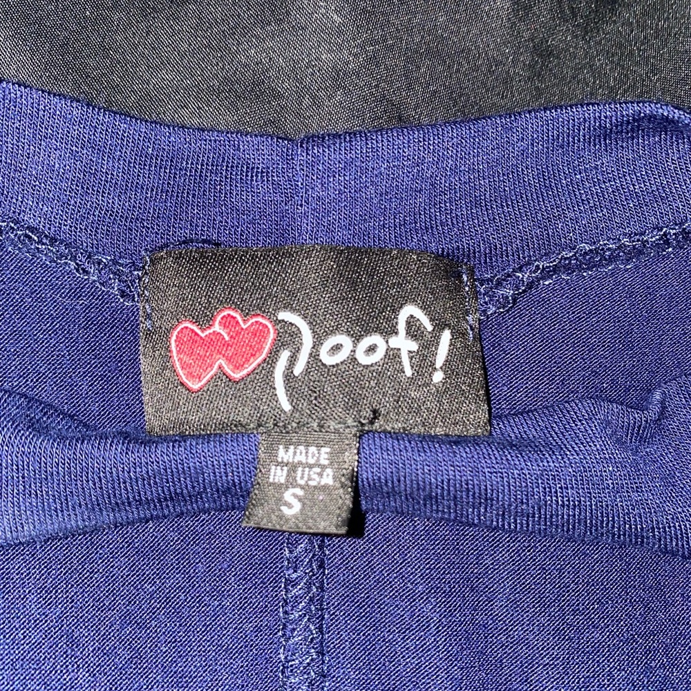 POOF, SMALL, BLUE DRESS